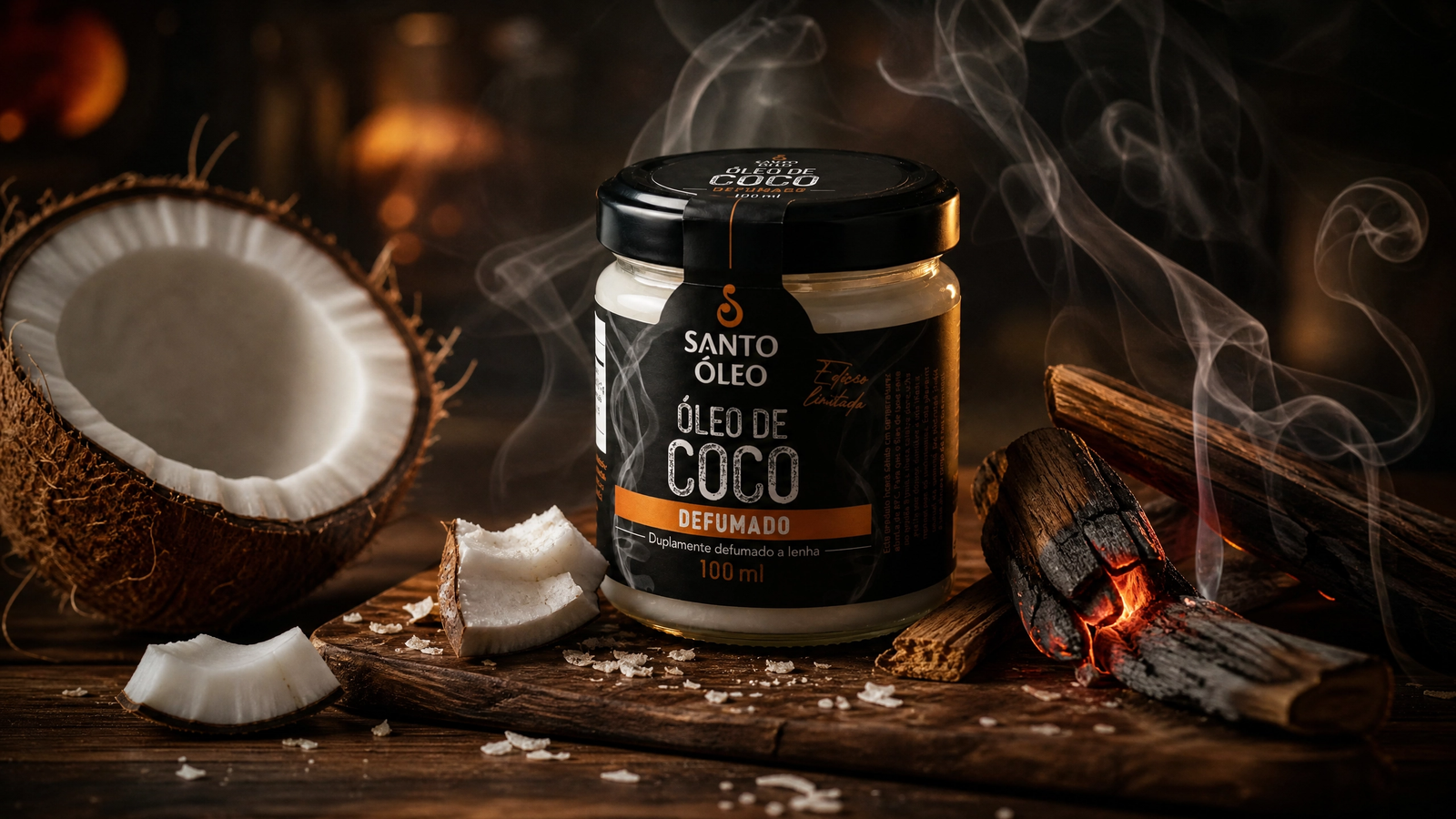 Santo Óleo lança o primeiro Óleo de Coco Duplamente Defumado do Brasil — Santo Óleo